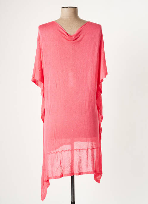 Pull tunique rose JUST BE pour femme