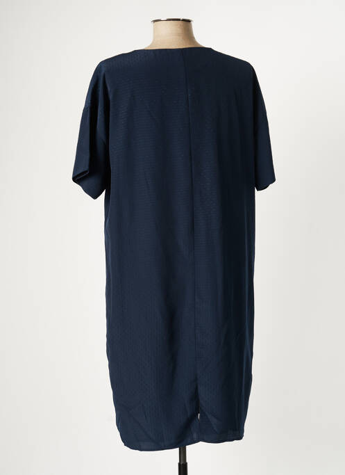 Robe mi-longue bleu ICHI pour femme