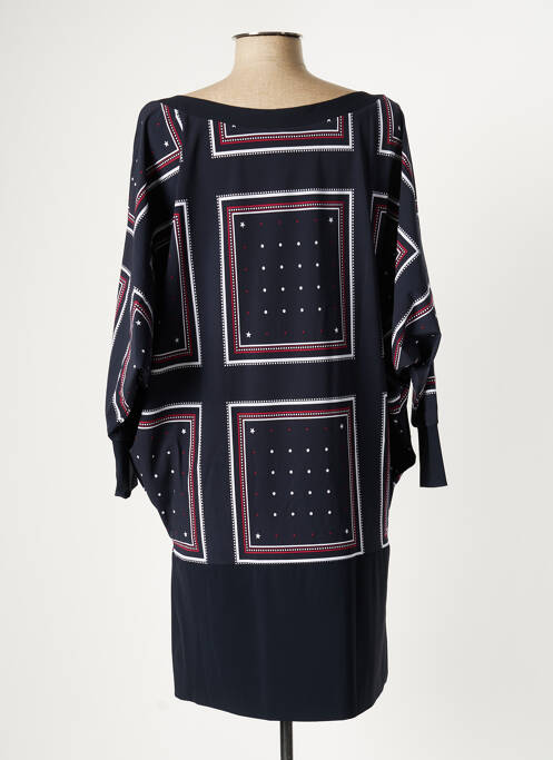 Robe mi-longue bleu INDIES pour femme