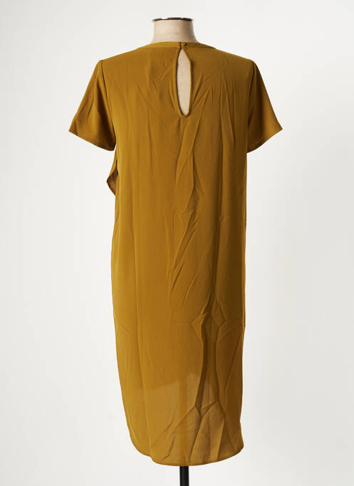 Robe mi-longue vert ICHI pour femme