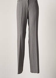 Pantalon droit stretch taille normale gris DIANA GALLESI femme