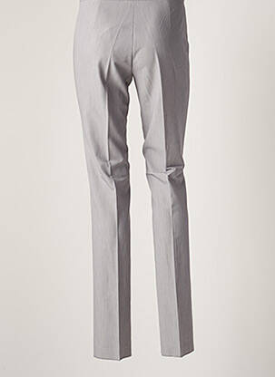 Pantalon droit stretch taille normale gris DIANA GALLESI femme