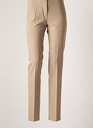 Pantalon slim taille haute taille haute marron DIANA GALLESI femme