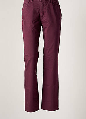 Pantalon slim violet BORAS pour femme