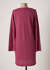 Robe pull violet MAIS IL EST OU LE SOLEIL pour femme seconde vue