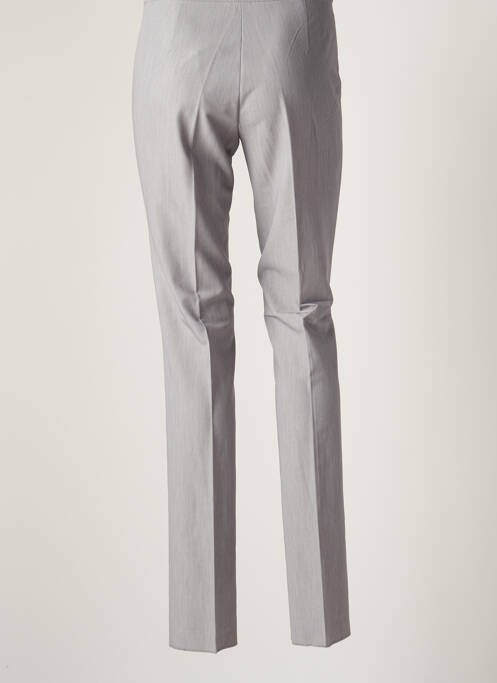 Pantalon droit stretch taille normale gris DIANA GALLESI femme