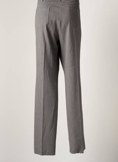 Pantalon droit gris DIANA GALLESI pour femme