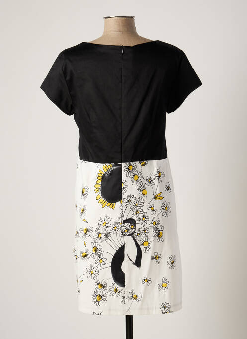 Robe mi-longue noir POUSSIERE D'ETOLE pour femme