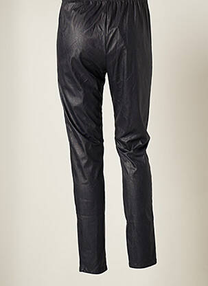 Pantalon slim taille élastique taille haute noir POUSSIERE D'ETOLE femme