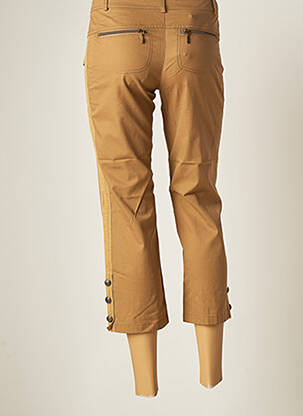Pantacourt coupe droite taille normale marron CONCEPT K femme