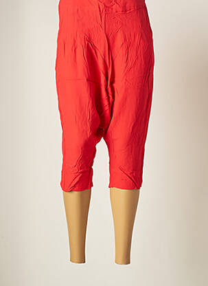 Pantacourt taille normale taille normale orange INDIES femme