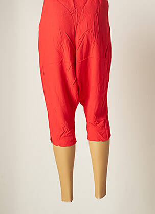 Pantacourt taille normale taille normale orange INDIES femme