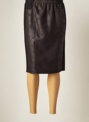 Jupe courte taille haute noir PARIS femme