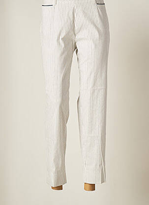Pantalon droit blanc CLAUDIA GIL pour femme
