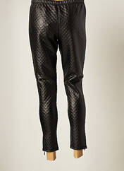 Pantalon slim noir PARIS pour femme seconde vue