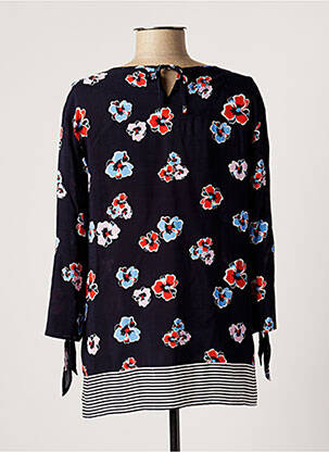 Blouse imprimé fleurs manches 3/4 bleu GERRY WEBER femme