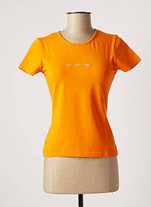 T-shirt orange RUEDO pour femme