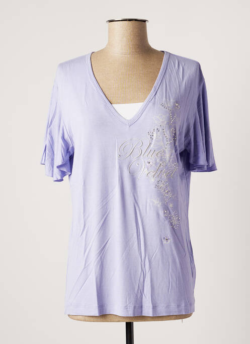 T-shirt violet CPM pour femme