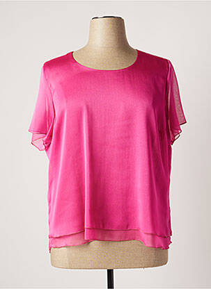 T-shirt rose ANNE KELLY pour femme