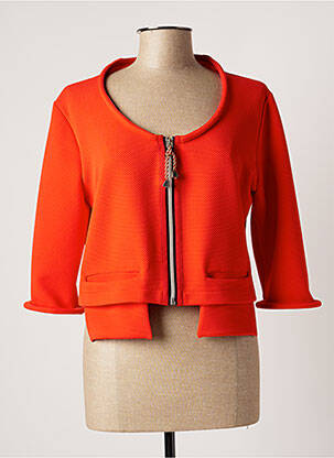 Veste casual orange LO! LES FILLES pour femme