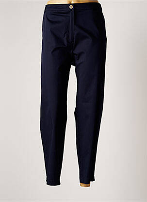 Pantalon droit stretch taille normale bleu ANNE KELLY femme