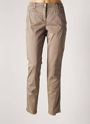 Pantalon slim stretch taille normale gris TAIFUN femme
