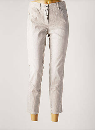 Pantalon 7/8 stretch taille normale gris TAIFUN femme