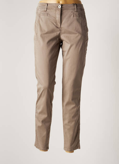 Pantalon slim stretch taille normale gris TAIFUN femme