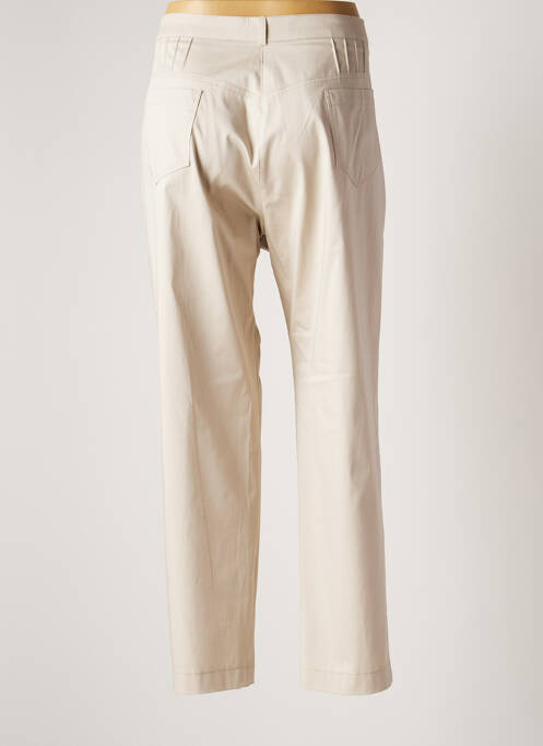 Pantalon droit beige ANNE KELLY pour femme