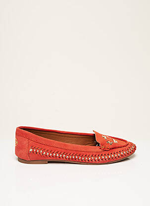 Mocassins orange ANAMAIA pour femme