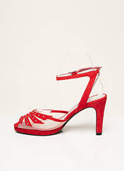 Sandales/Nu pieds rouge AZUREE pour femme seconde vue