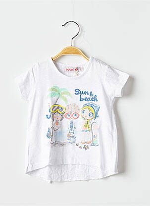 T-shirt blanc BOBOLI pour fille