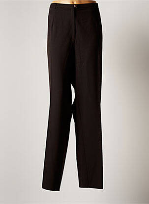 Pantalon droit marron CHRISTIAN MARRY femme