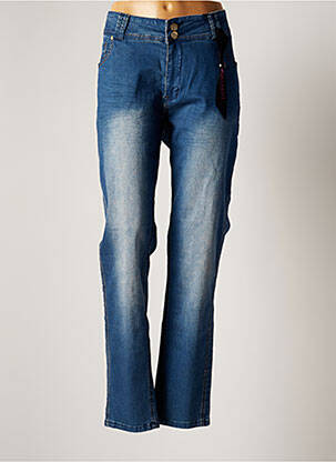 Jeans coupe droite bleu VETO femme