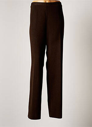 Pantalon droit marron CHRISTIAN MARRY femme