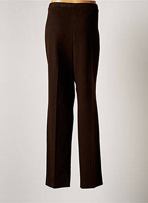 Pantalon droit marron CHRISTIAN MARRY femme