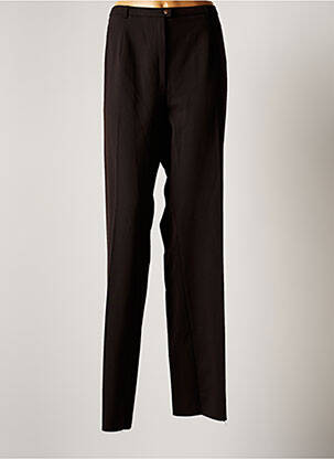 Pantalon droit marron CHRISTIAN MARRY femme
