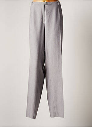 Pantalon droit gris CHRISTIAN MARRY femme