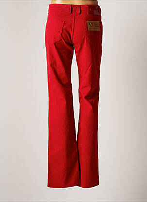 Pantalon droit rouge ARMANI femme