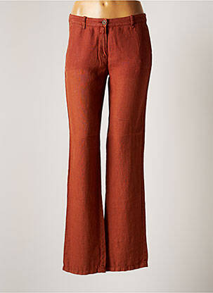 Pantalon large marron SYM femme