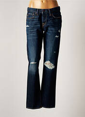 Jeans coupe droite bleu ABERCROMBIE & FITCH pour femme seconde vue