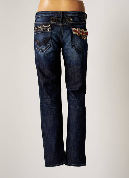 Jeans coupe slim bleu ROBIN'S JEAN pour femme