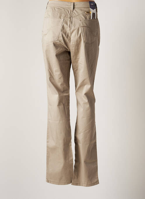 Pantalon droit beige TRUSSARDI JEANS pour femme