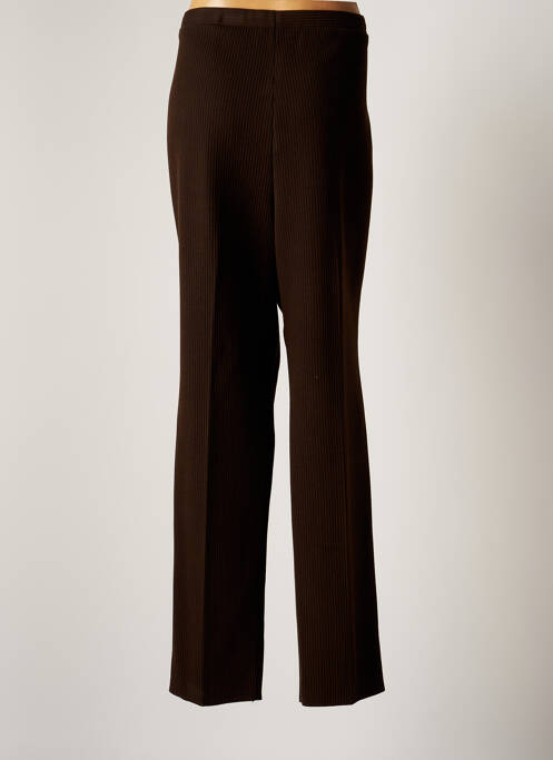 Pantalon droit marron CHRISTIAN MARRY pour femme