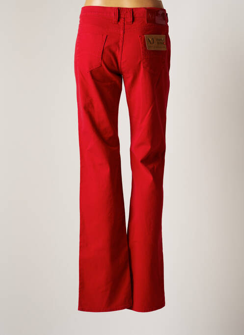 Pantalon droit rouge ARMANI femme