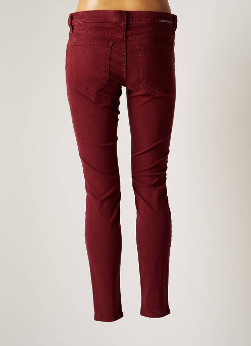 Pantalon slim rouge CURRENTE/ELLIOTT pour femme
