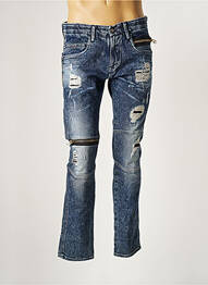 Jeans coupe slim slim taille basse bleu SALSA homme