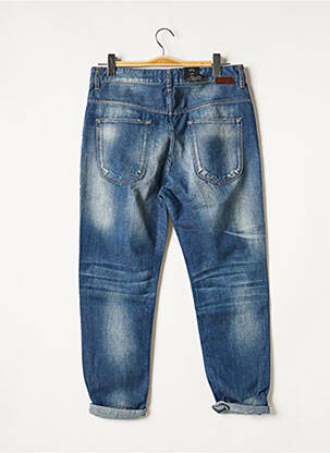 Jean coupe mom effet usé délavé taille normale bleu MAISON SCOTCH femme
