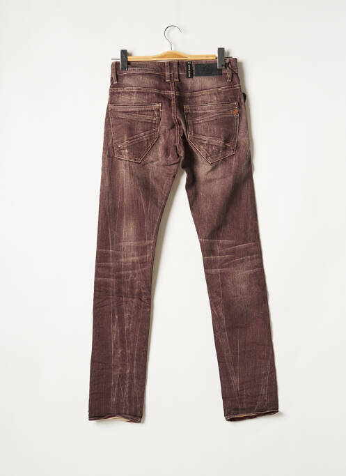 Pantalon slim marron LE TEMPS DES CERISES pour homme