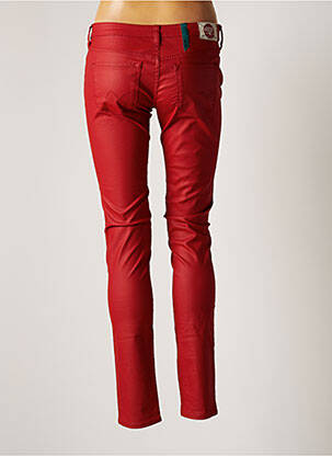 Pantalon slim rouge LE TEMPS DES CERISES femme